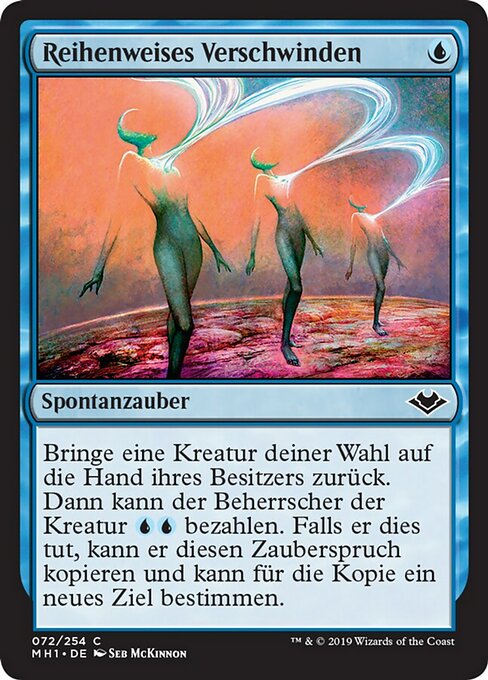 Reihenweises Verschwinden