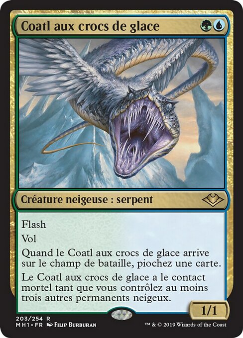 Coatl aux crocs de glace