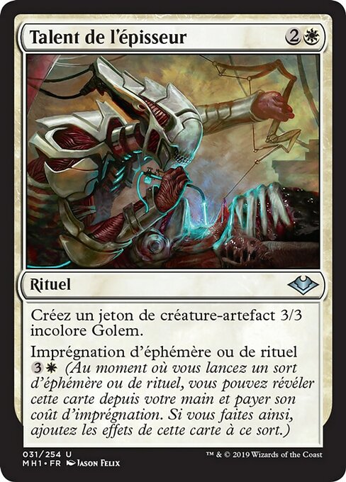 Talent de l'épisseur