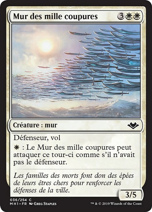 Mur des mille coupures