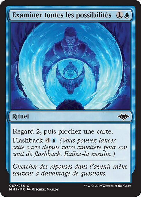 Examiner toutes les possibilités