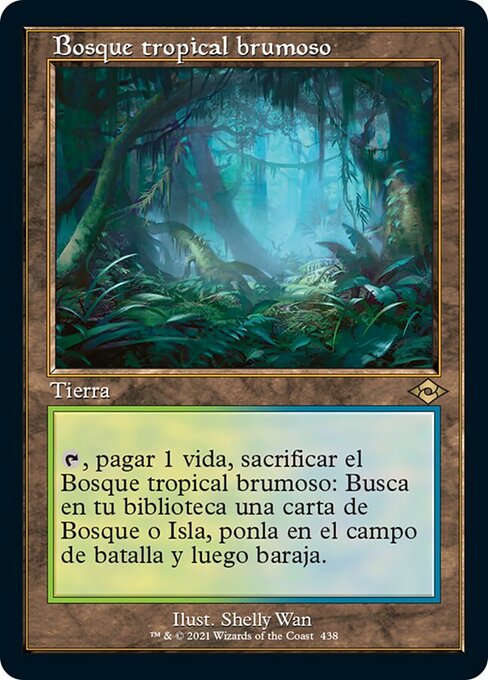 Bosque tropical brumoso