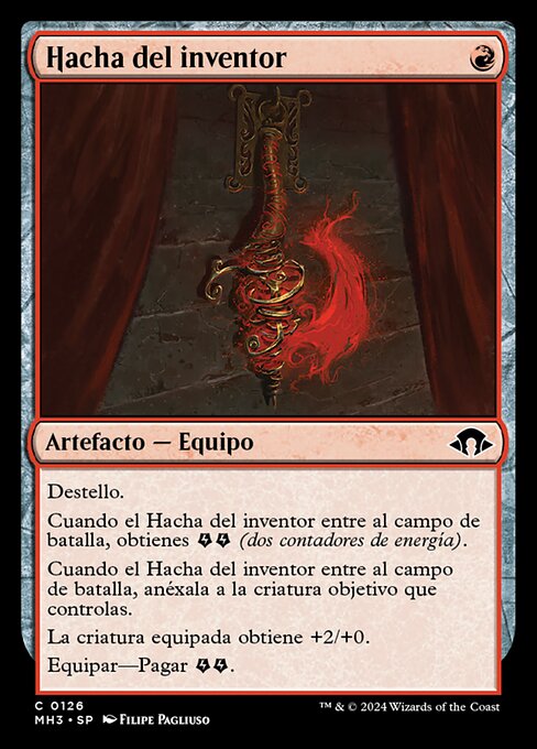 Hacha del inventor