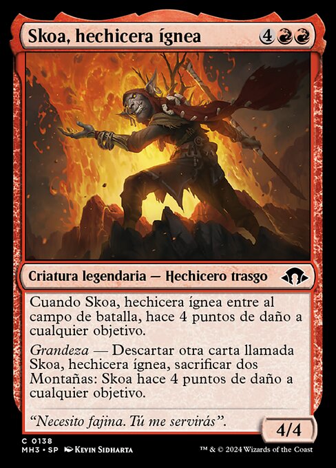 Skoa, hechicera ígnea