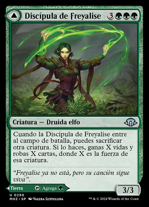 Disciple of Freyalise // Garden of Freyalise