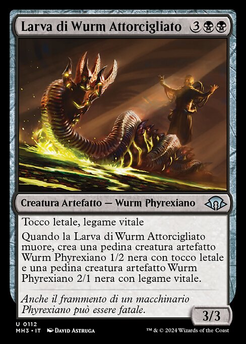 Larva di Wurm Attorcigliato
