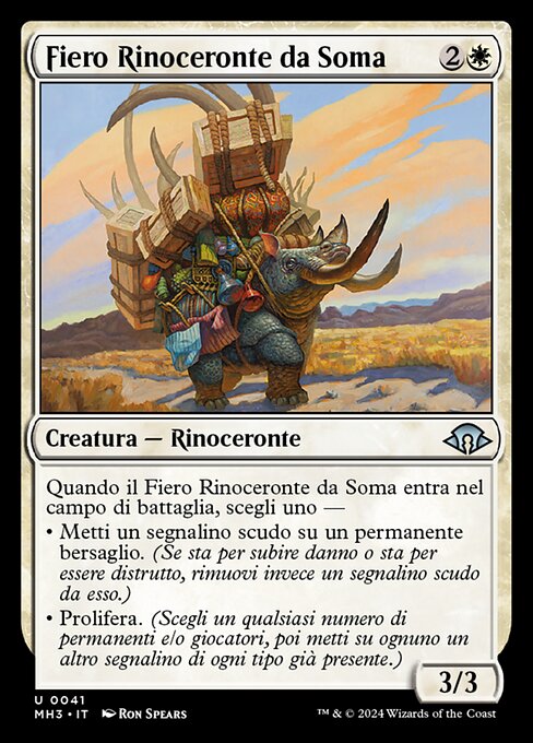 Fiero Rinoceronte da Soma