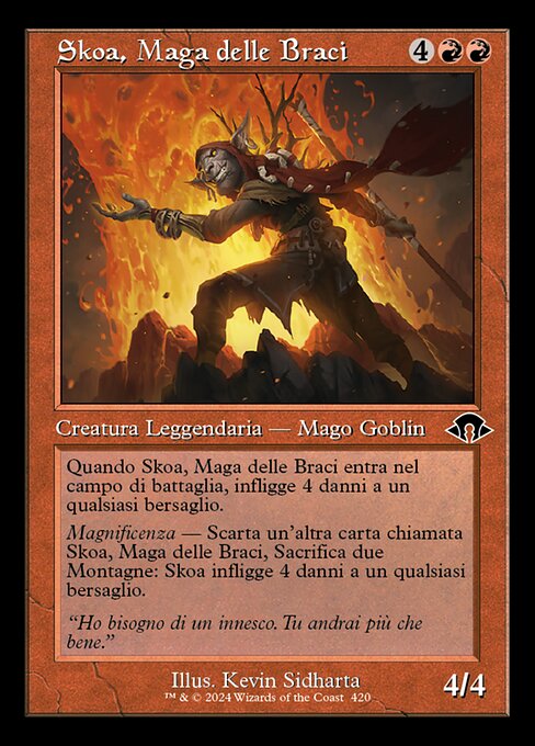 Skoa, Embermage