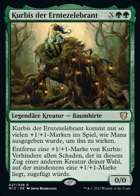 Kurbis, Harvest Celebrant