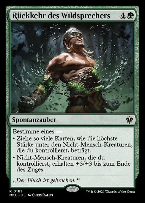 Return of the Wildspeaker