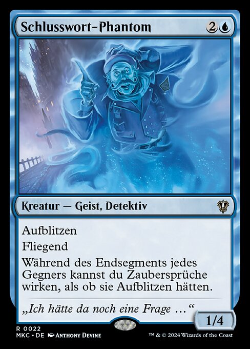 Schlusswort-Phantom
