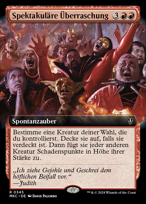 Spektakuläre Überraschung