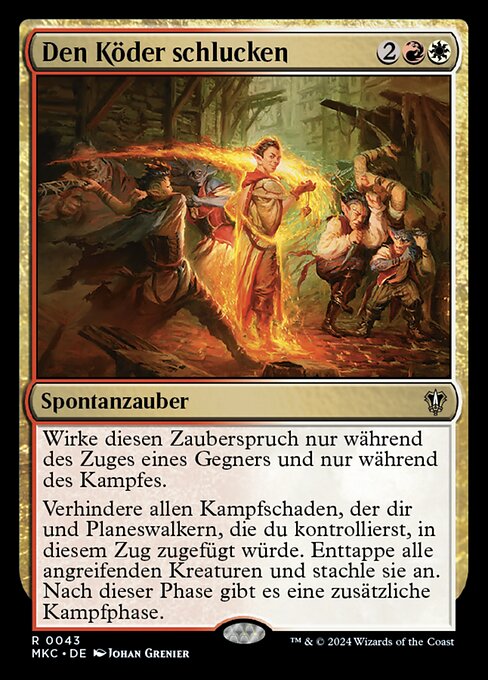 Den Köder schlucken