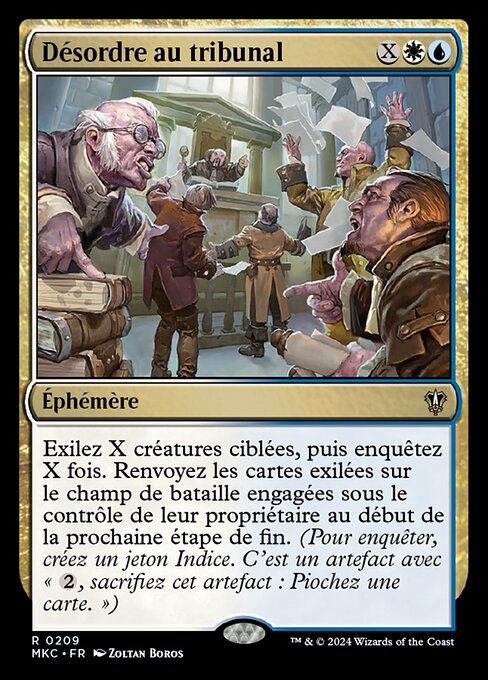 Disorder in the Court