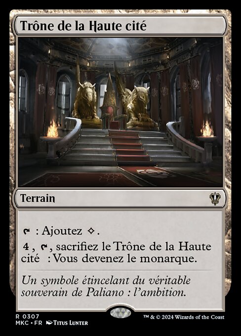 Trône de la Haute cité
