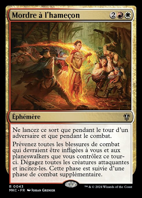 Mordre à l'hameçon