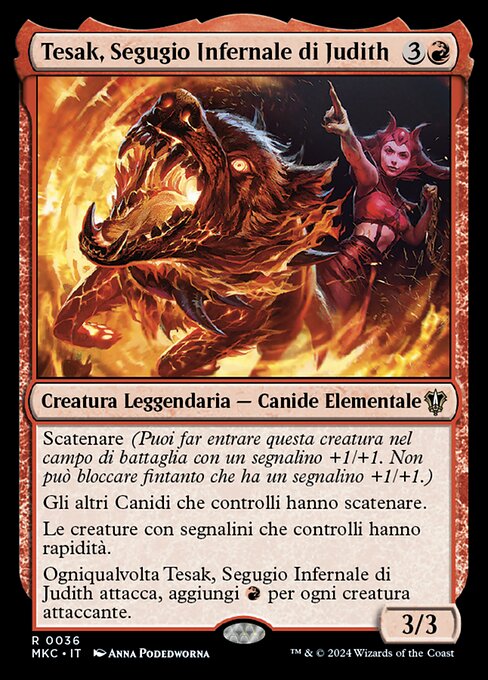 Tesak, Segugio Infernale di Judith