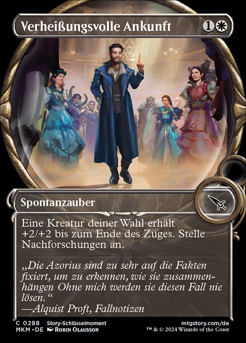 Verheißungsvolle Ankunft