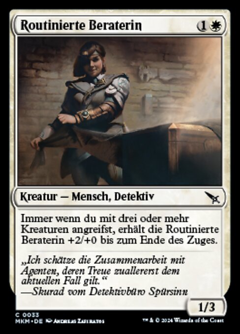 Routinierte Beraterin