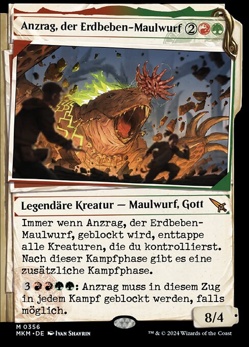 Anzrag, the Quake-Mole