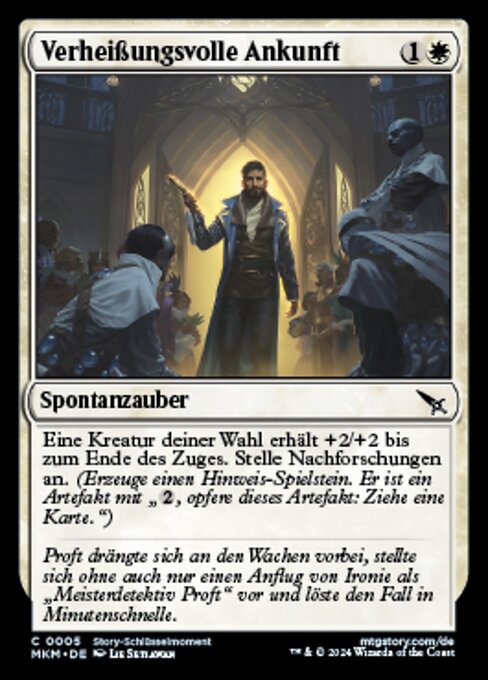 Verheißungsvolle Ankunft