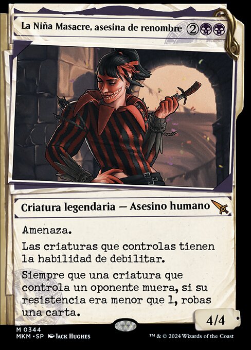 Massacre Girl, Known Killer