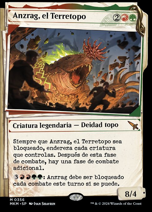 Anzrag, el Terretopo