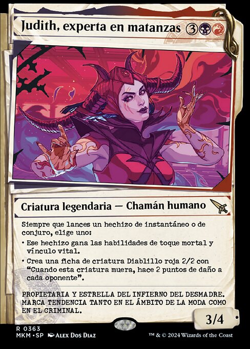 Judith, experta en matanzas