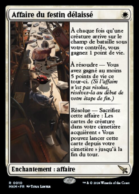 Affaire du festin délaissé