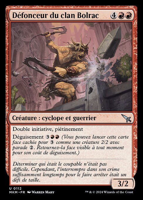 Défonceur du clan Bolrac