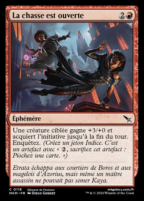 La chasse est ouverte