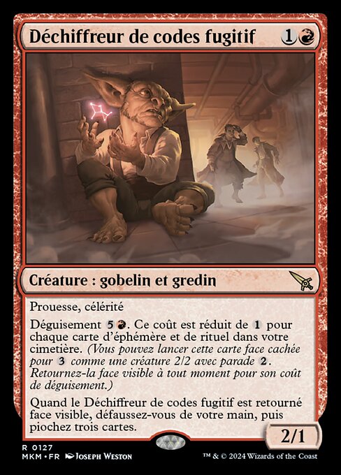 Déchiffreur de codes fugitif