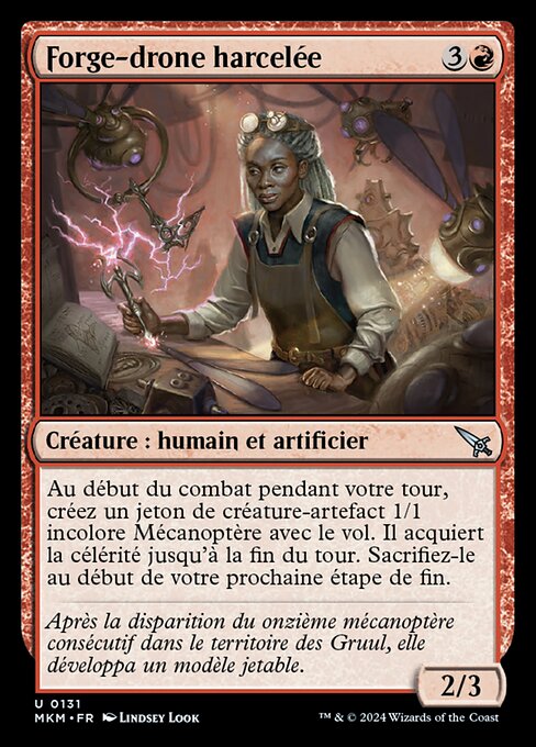 Forge-drone harcelée