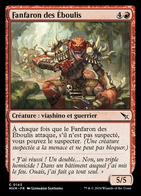 Fanfaron des Éboulis