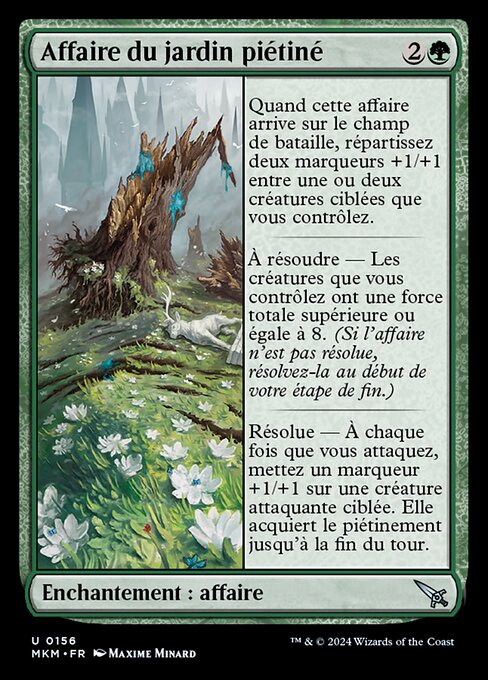 Affaire du jardin piétiné