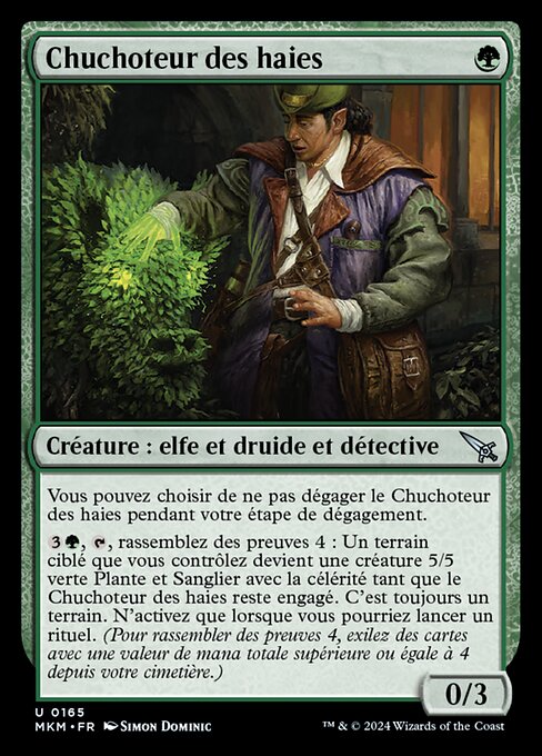 Chuchoteur des haies