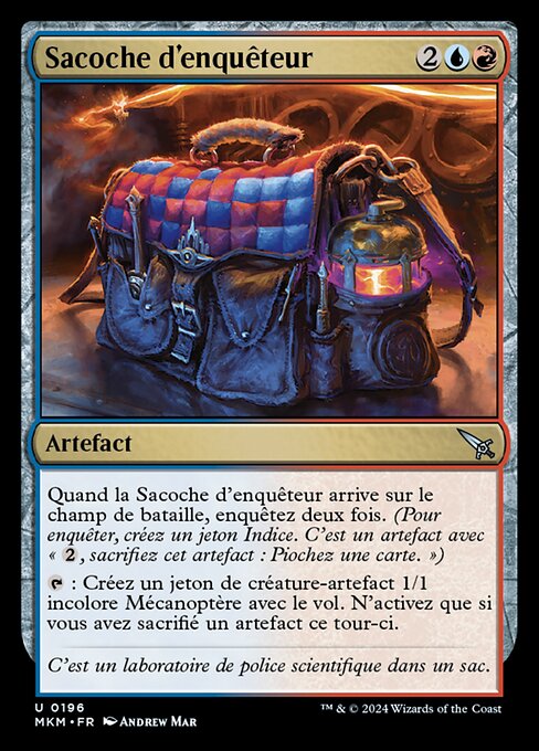 Sacoche d'enquêteur