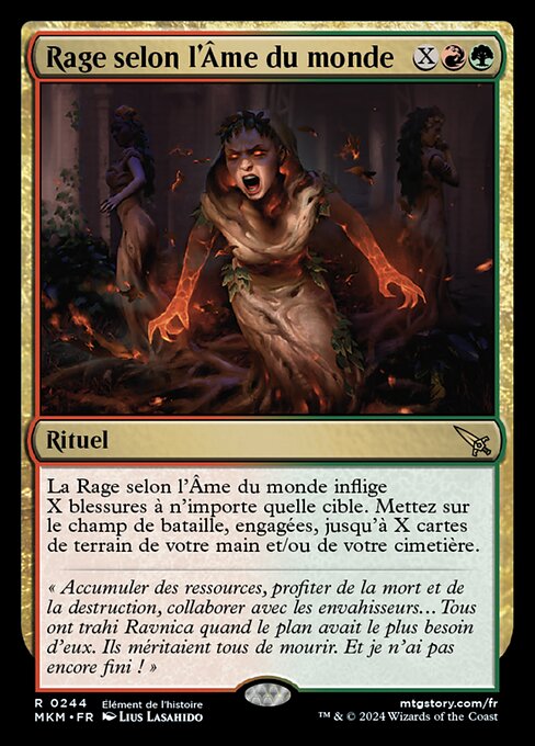 Rage selon l'Âme du monde