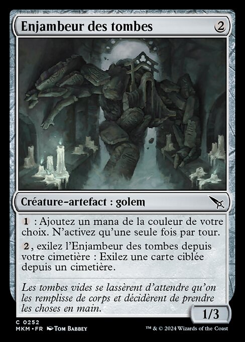 Enjambeur des tombes