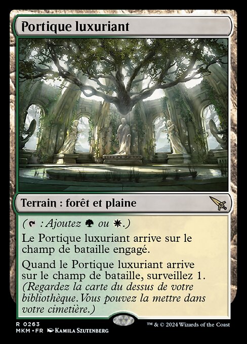 Portique luxuriant