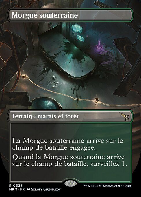 Morgue souterraine