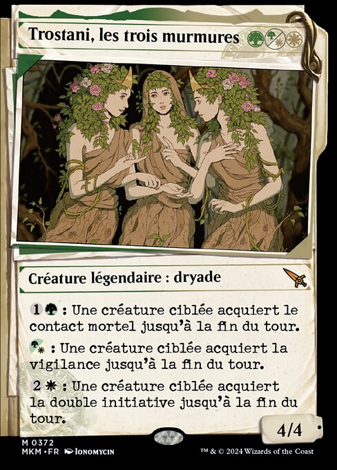 Trostani, les trois murmures