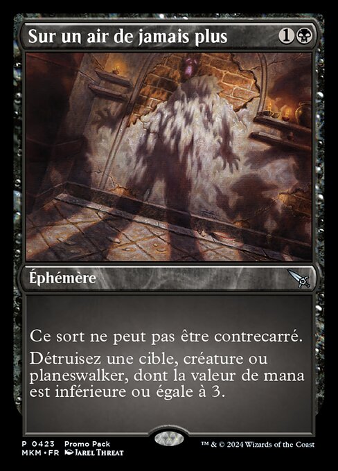 Sur un air de jamais plus