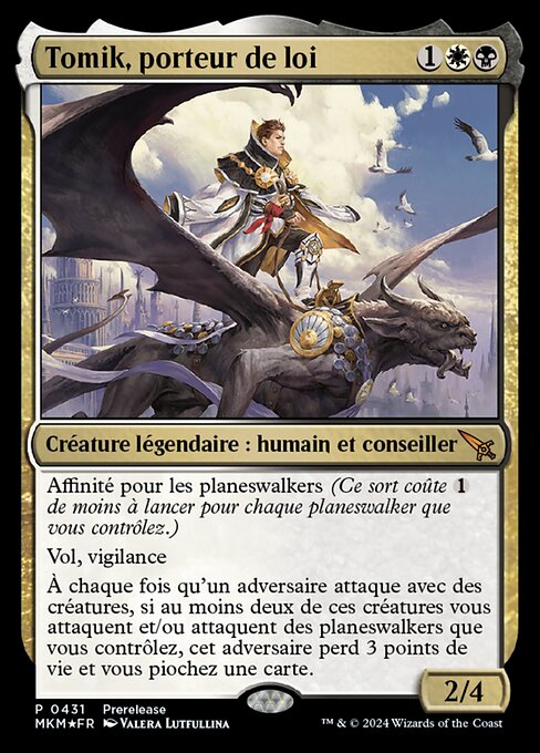 Tomik, porteur de loi