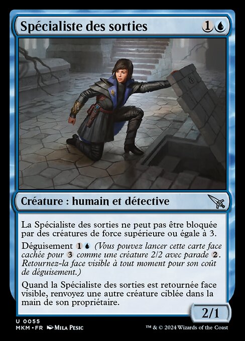 Spécialiste des sorties