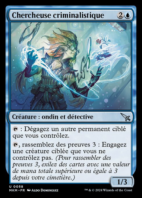 Chercheuse criminalistique