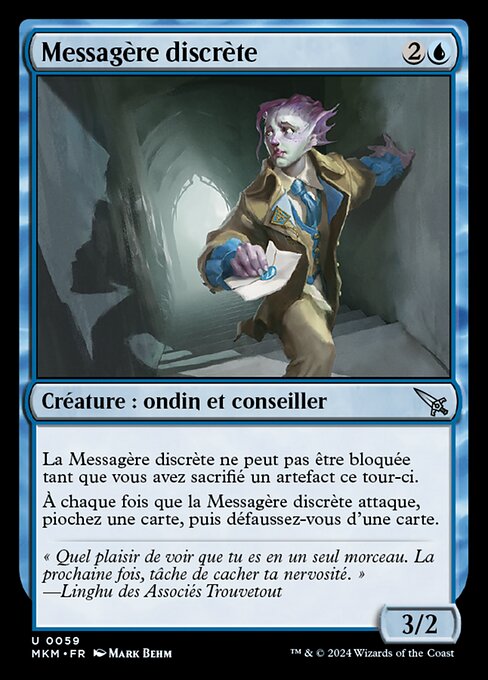 Messagère discrète