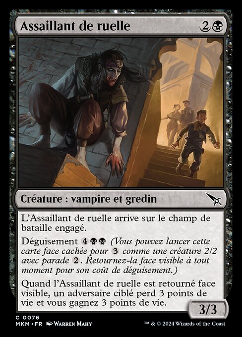 Assaillant de ruelle
