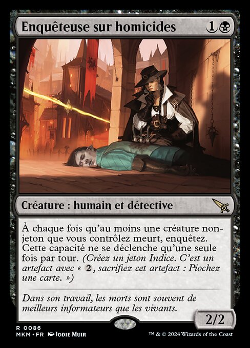 Enquêteuse sur homicides