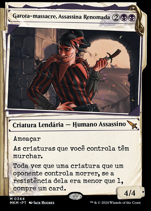Garota-massacre, Assassina Renomada